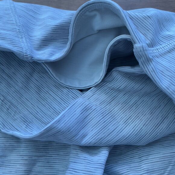 Lululemon Train Times Pant 25" Size 6 Wee Are From Space Sheer Blue Chambray - Picture 7 of 12